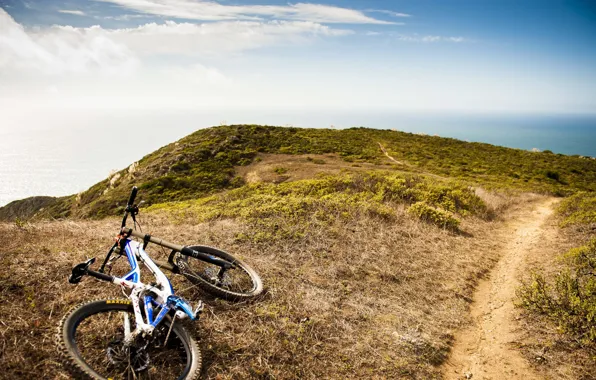 Горы, природа, велосипед, спорт, mountain bike