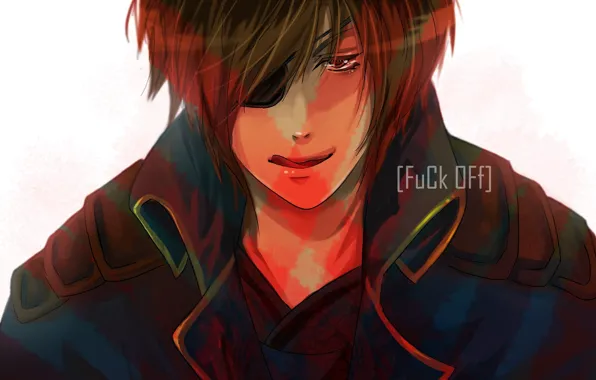 Язык, взгляд, парень, Sengoku Basara, соблазнитель