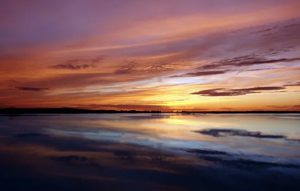 Песок, пляж, солнце, пейзаж, закат, природа