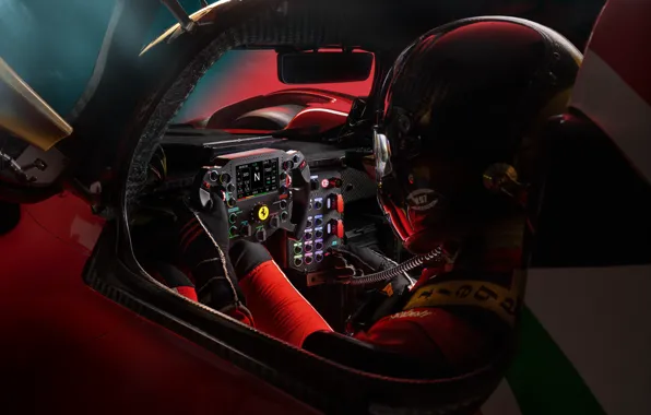 Ferrari, dashboard, 499P, Ferrari 499P Modificata