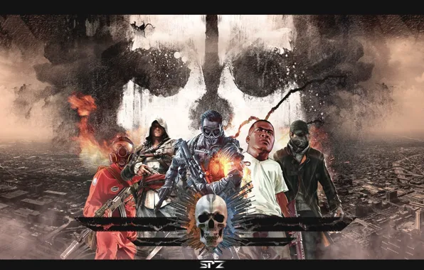 Ubisoft, Watch Dogs, GTA V, Battlefield 4, Assassin'S Creed IV