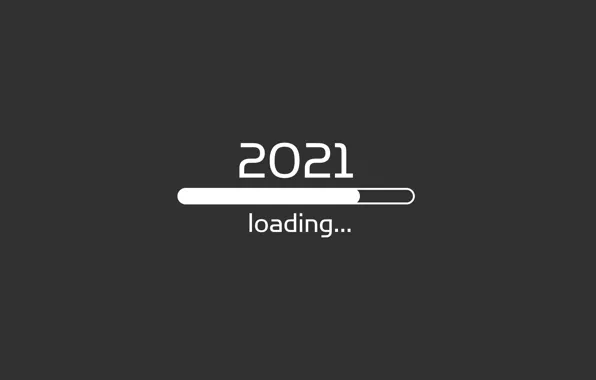 Картинка фон, праздник, минимализм, Новый год, 2021