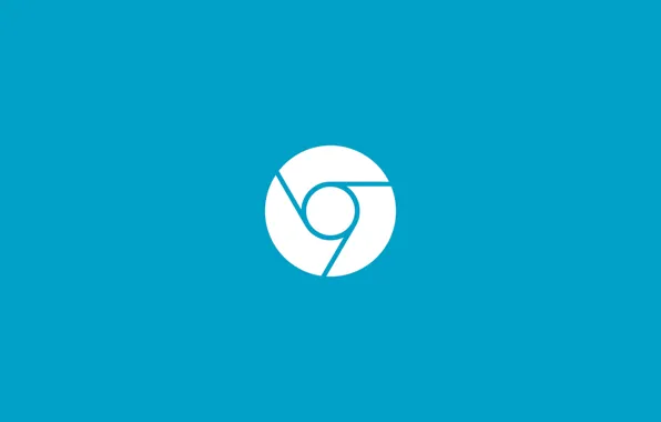 Картинка фон, голубой, лого, logo, хром, blue, fon, chrome