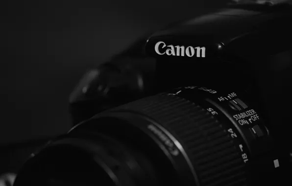 Картинка black, canon, camera, camera lens, black camera, 1100d