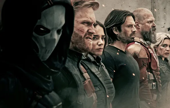 Команда, Ольга Куриленко, Olga Kurylenko, постер, комикс, MARVEL, Sebastian Stan, Hannah John-Kamen