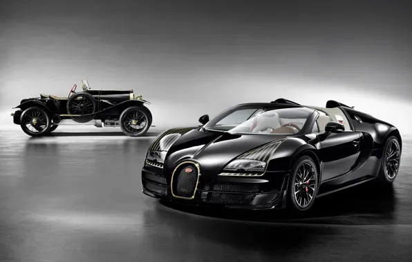 Картинка Bugatti, Veyron, Black, 2014, Bess
