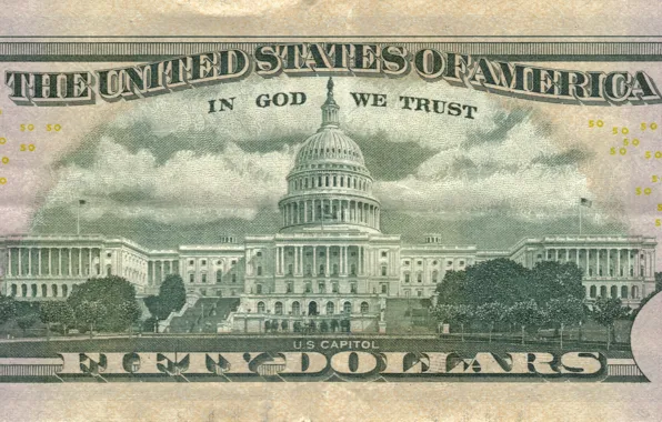 Dollars, The White House, 50