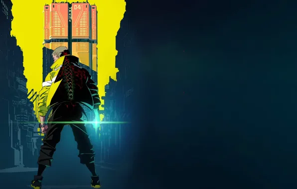 Главный герой, CD Projekt Red, Netflix, Cyberpunk, Cyberpunk Edgerunners, Дэвид Мартинес, David Martinez, аниме-сериал