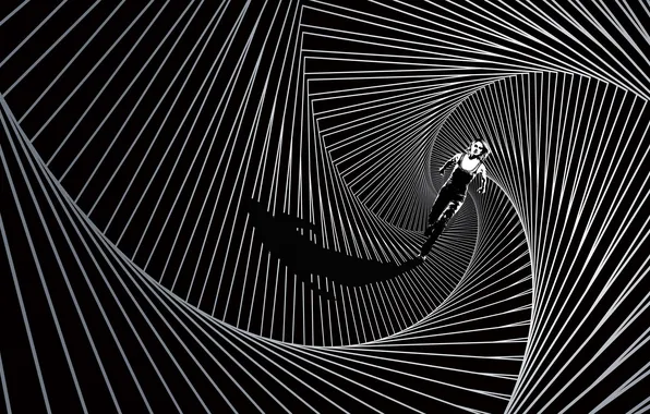 Картинка абстракция, фантастика, арт, черно-белое, постер, Shailene Woodley, Дивергент, Шейлин Вудли