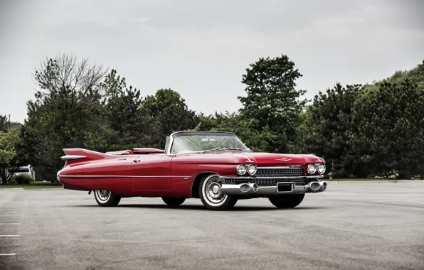 Cadillac, кадиллак, Convertible, 1959, Sixty-Two