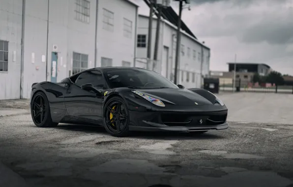 Картинка Ferrari, 458, Italia, Wheels, Strasse