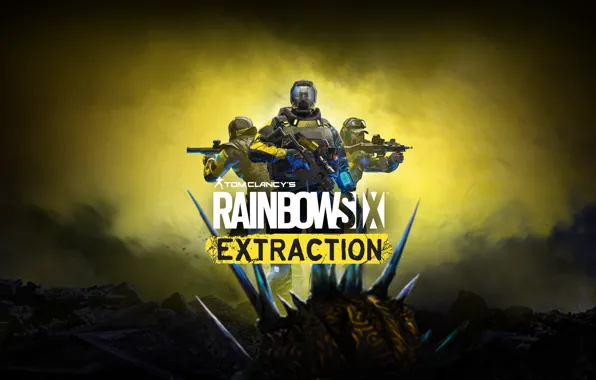 Солдаты, Game, Трое, Экипировка, Название, Автоматы, Tom Clancy's Rainbow Six Extraction, Тактический шутер