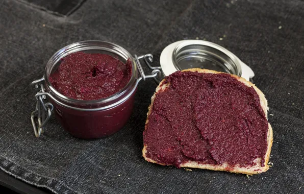 Homemade, Хлеб, Nutella with beet
