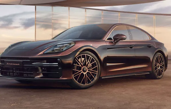 Porsche, Panamera, Turbo, 2024, Porsche Panamera Turbo Sonderwunsch, Avium Metallic, Leblon Violet Metallic, Sonderwunsch