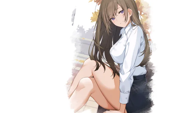 Kawaii, girl, long hair, anime, pretty, babe, cute, socks