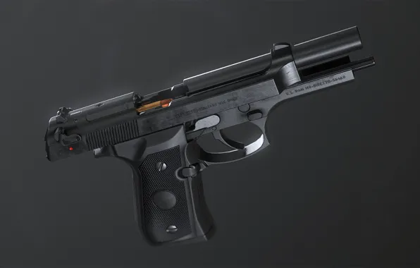 Картинка Самозарядный пистолет, Pietro Beretta, Beretta M92FS