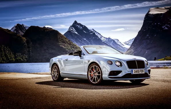Картинка Bentley, Continental, кабриолет, бентли, Convertible, 2015