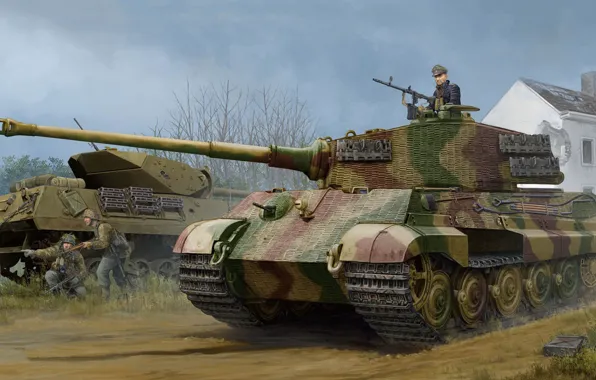 Königstiger, Panzerkampfwagen VI Ausf. B, Тигр II, Короле́вский тигр, немецкий тяжёлый танк