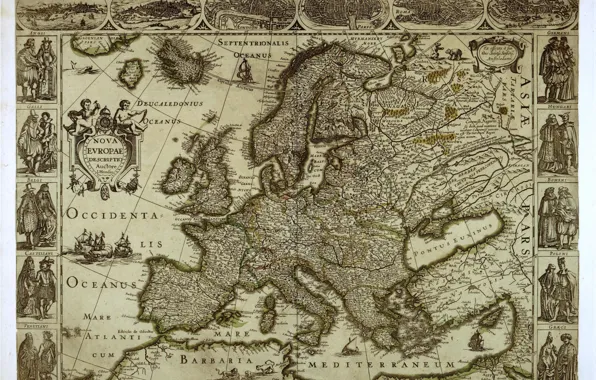 Карта, europe, европа