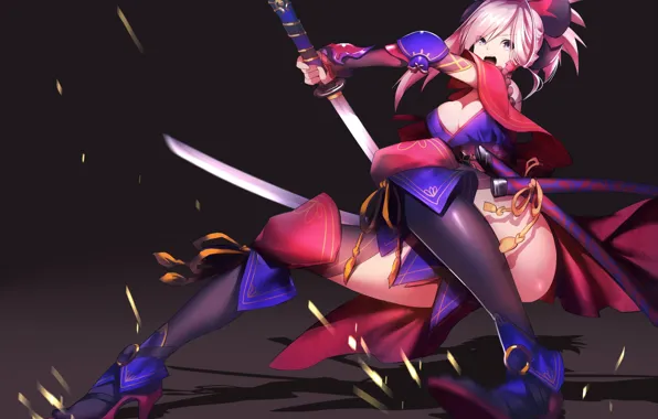 Девушка, Меч, Оружие, Fate / Grand Order, Судьба великая кампания