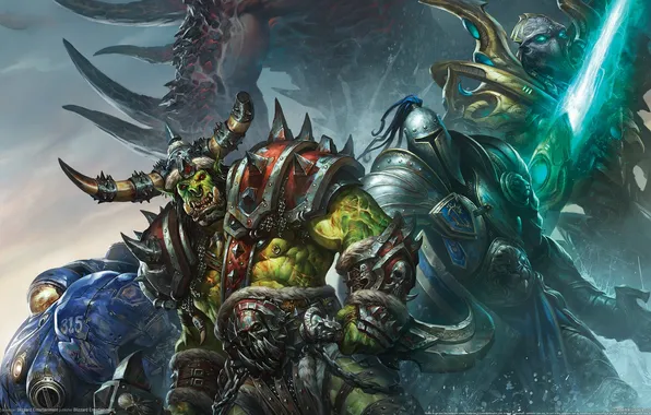 Картинка Warcraft, Diablo, Blizzard Entertainment, StarCraft
