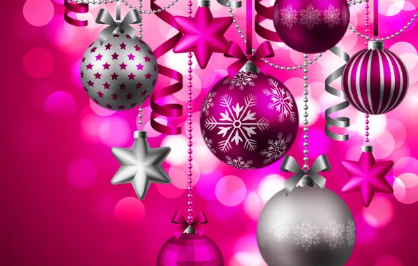 Картинка украшения, праздник, игрушки, звезда, рождество, шарик