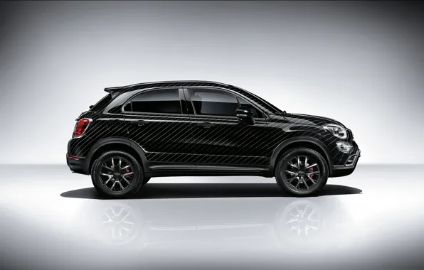 Fiat, black, Auto, tie, 500x
