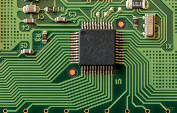 Макро, фон, computer, electronics, well connected