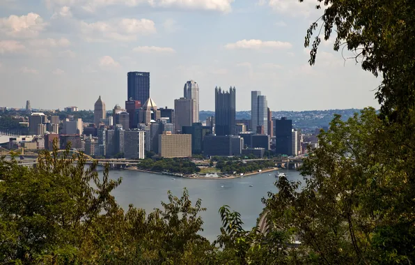 Картинка city, город, USA, Pennsylvania, Pittsburgh