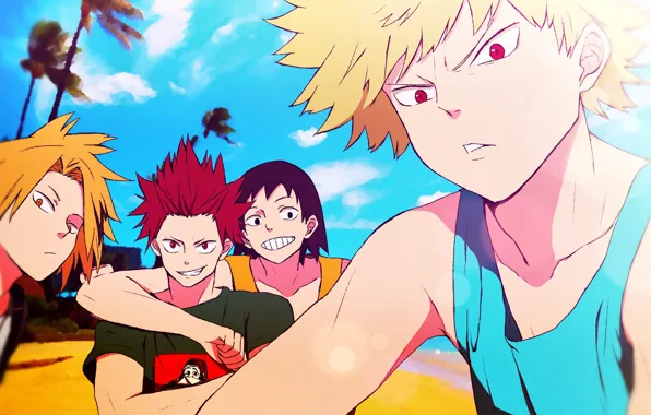 Аниме, арт, Boku no Hero Academia, Моя геройская академия