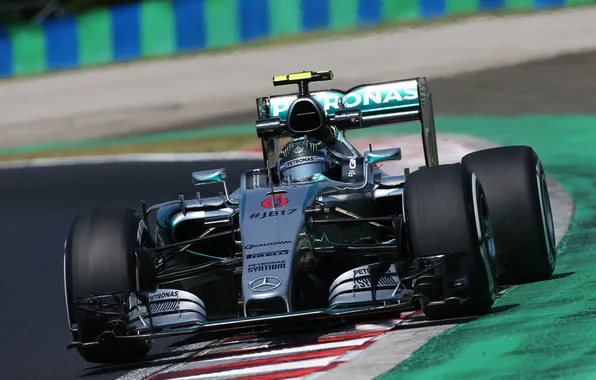 Картинка Mercedes, Formula 1, Передок, Nico Rosberg, W06