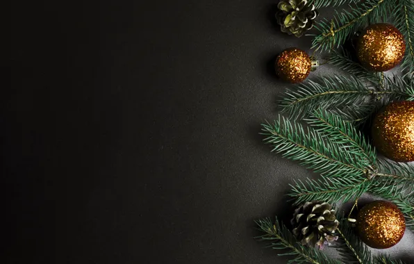 Шары, елка, Новый Год, Рождество, Christmas, balls, New Year, decoration