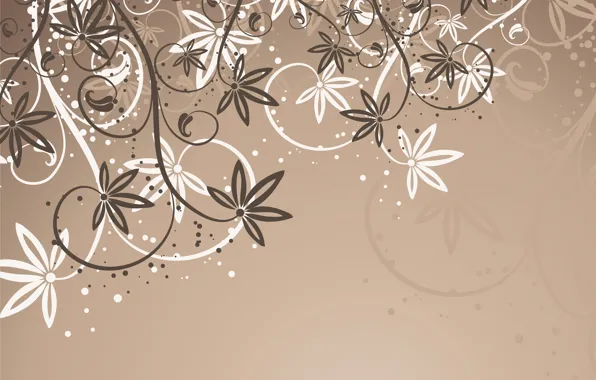 Фон, вектор, текстура, abstract, background, floral