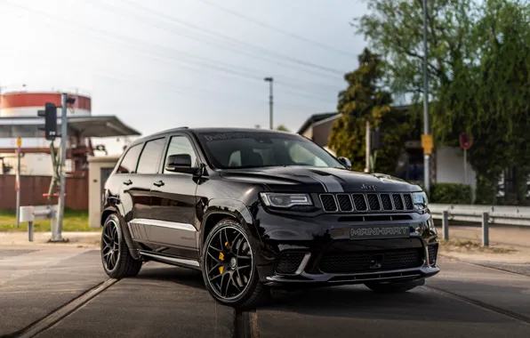 Front, Black, Side, Jeep, Grand Cherokee, Manhart, WK2, 2019