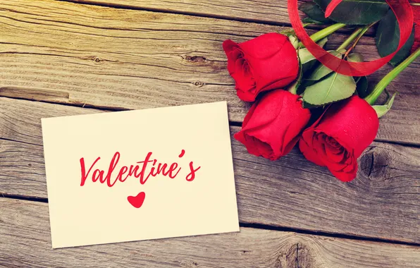 Картинка любовь, цветы, подарок, романтика, розы, love, happy, День святого Валентина