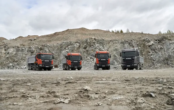 Scania, 6x6, dump truck
