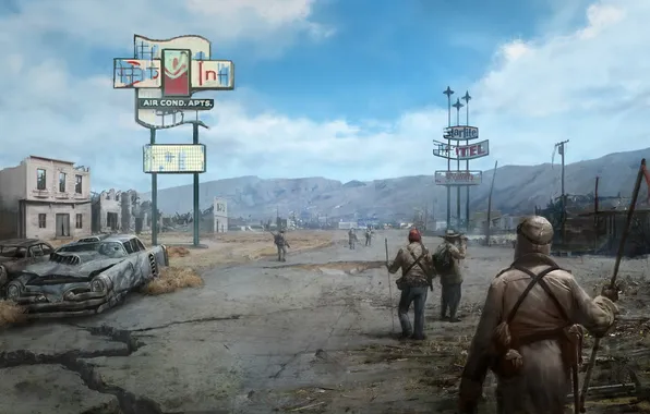 Игра, Fallout, пустошь