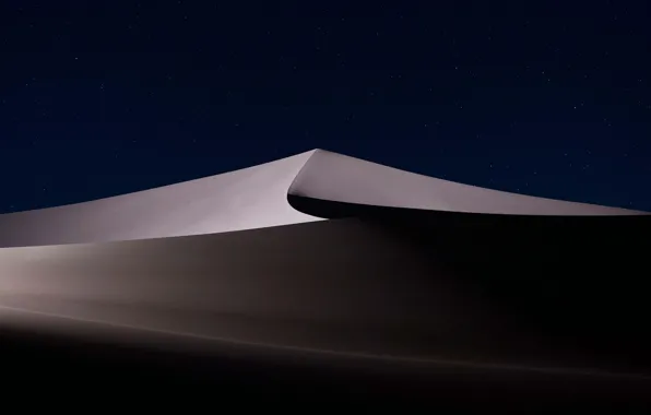California, night, mojave desert