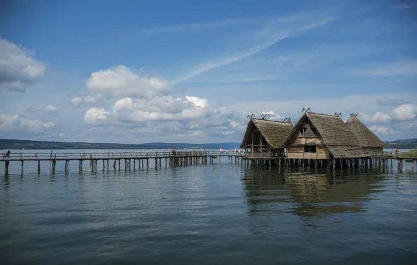 Картинка Озеро, Лето, Пейзаж, Summer, Lake