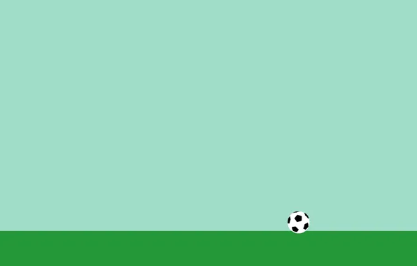 Картинка поле, трава, футбол, спорт, мяч