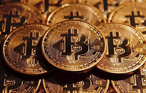 Картинка Gold, Coin, Bitcoin, Crypto-currency