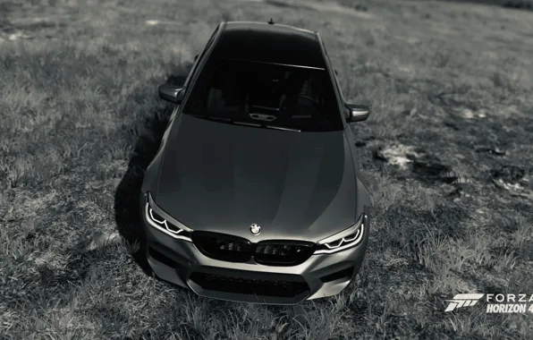 BMW, Game, Sedan, Silver, Filter, G90, Xbox One X, Forza Horizon 4