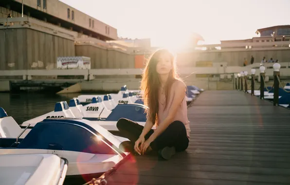 Картинка лето, лицо, модель, волосы