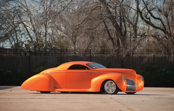 Lincoln, Street, Rod, 1939, Zephyr