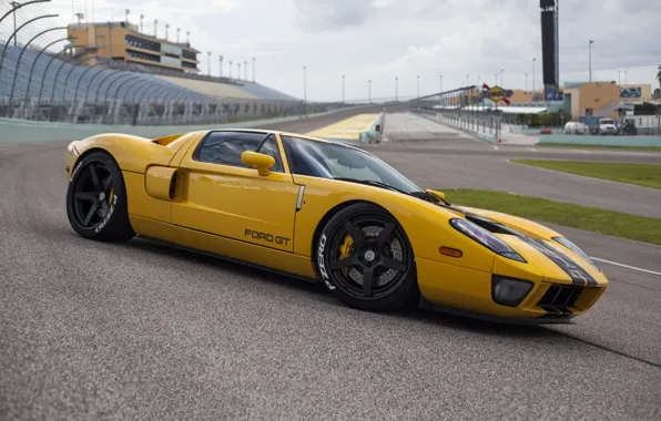 Ford, yellow, track, hre, gt