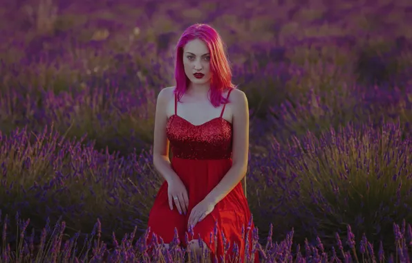 Картинка лето, девушка, лицо, фон, волосы, цвет, платье