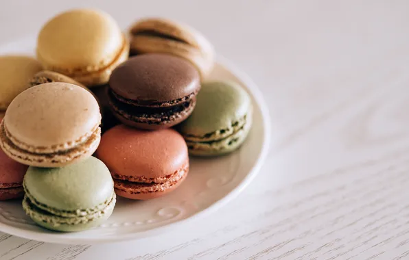 Colors, France, macarons, alfajores