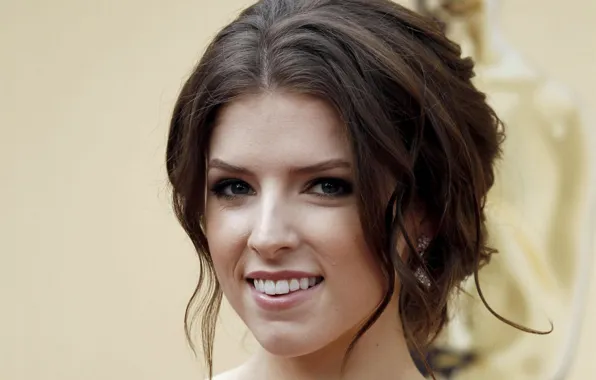 Взгляд, лицо, портрет, актриса, певица, hair, Anna Kendrick, Анна Кендрик