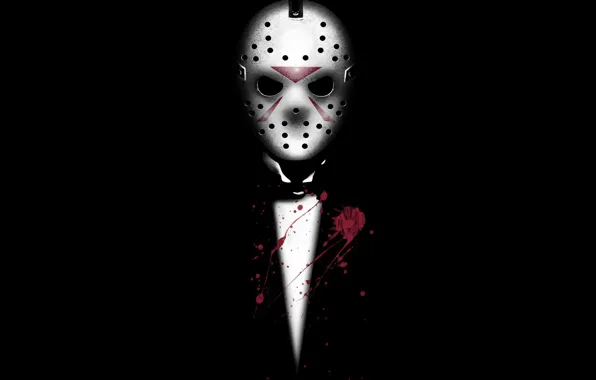 Картинка кровь, Jason Voorhees, Джейсон Вурхиз, Пятница 13-е, The Friday the 13th, хоккейная маска