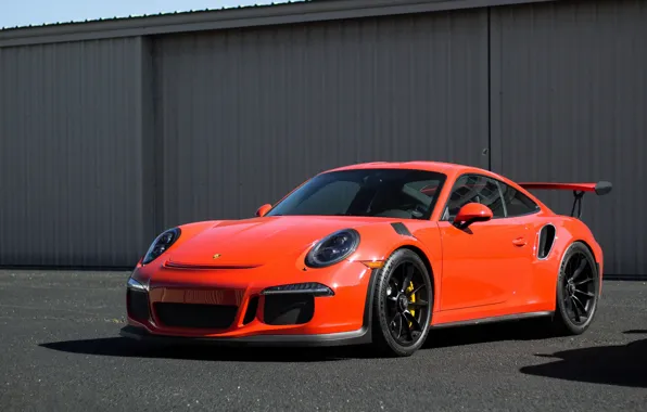 Картинка Porsche, Orange, GT3RS, 991